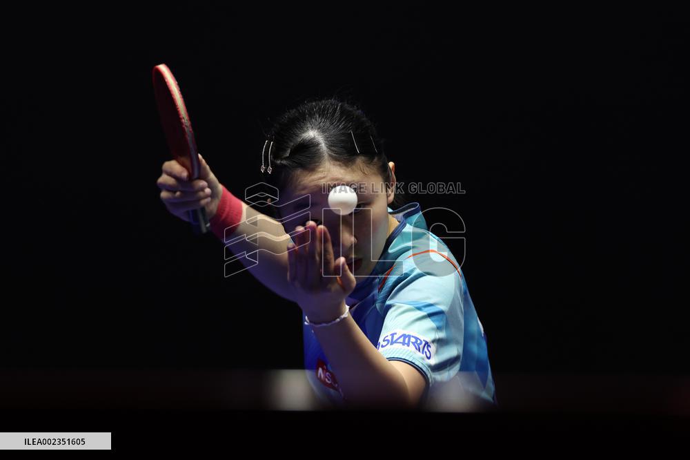 (SP)SOUTH KOREA-BUSAN-TABLE TENNIS-WORLD TEAM CHAMPIONSHIPS FINALS-WOMEN-JPN VS CRO