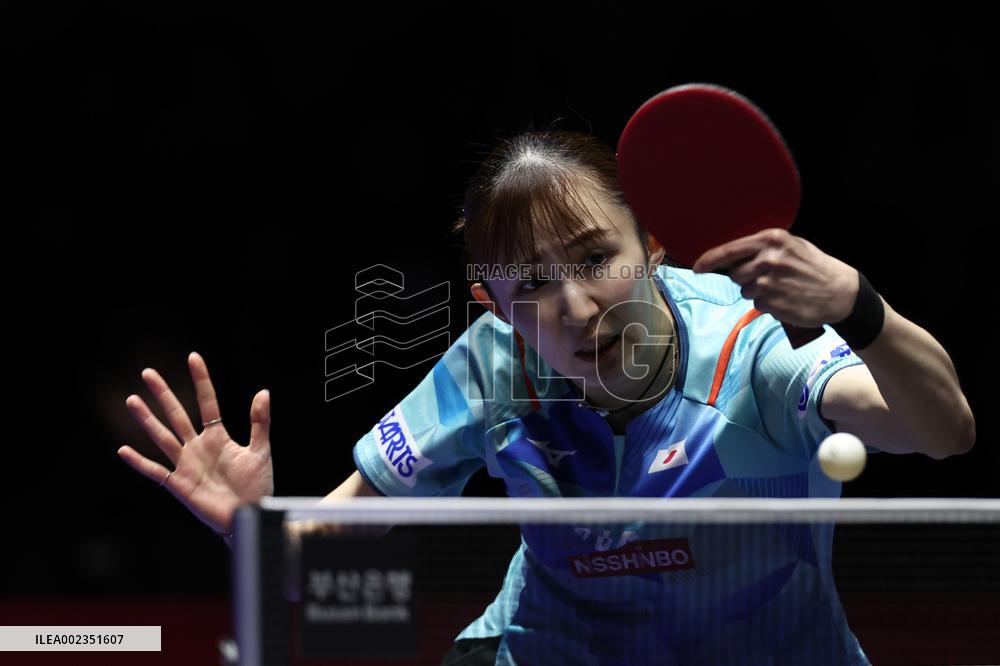 (SP)SOUTH KOREA-BUSAN-TABLE TENNIS-WORLD TEAM CHAMPIONSHIPS FINALS-WOMEN-JPN VS CRO