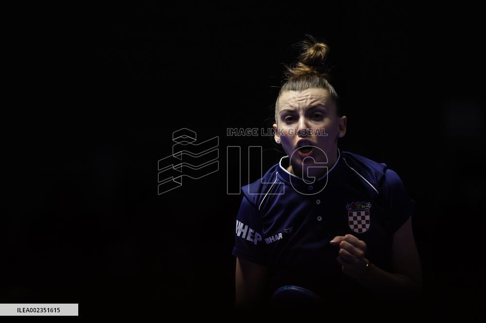 (SP)SOUTH KOREA-BUSAN-TABLE TENNIS-WORLD TEAM CHAMPIONSHIPS FINALS-WOMEN-JPN VS CRO