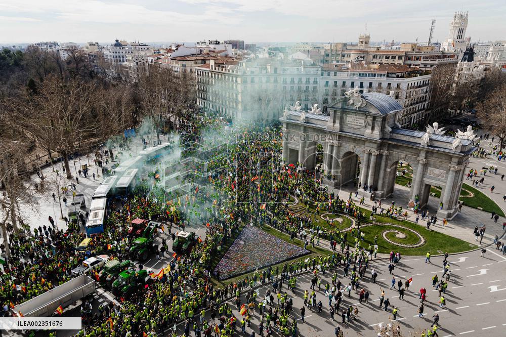 Farmers Protest - Madrid