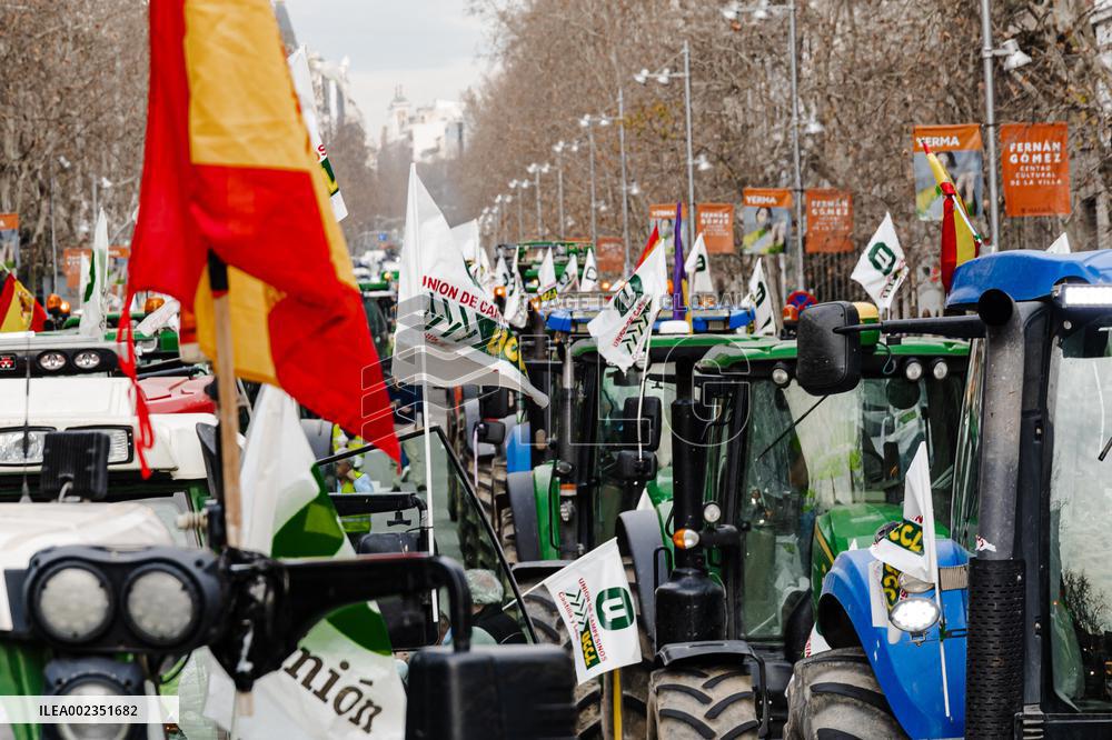 Farmers Protest - Madrid