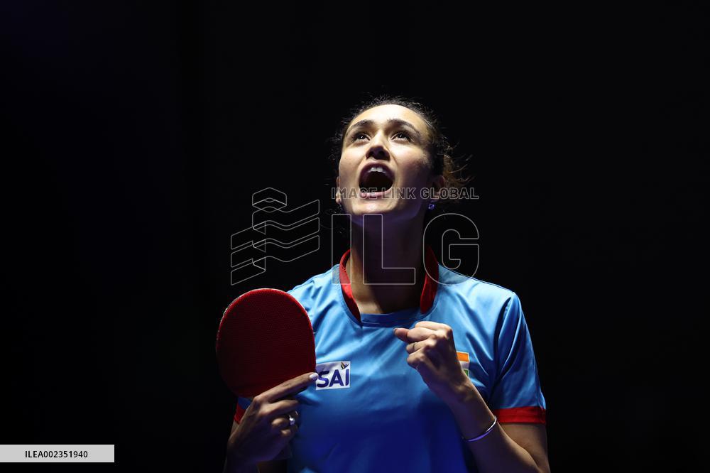 (SP)SOUTH KOREA-BUSAN-TABLE TENNIS-WORLD TEAM CHAMPIONSHIPS FINALS-WOMEN-TPE VS IND