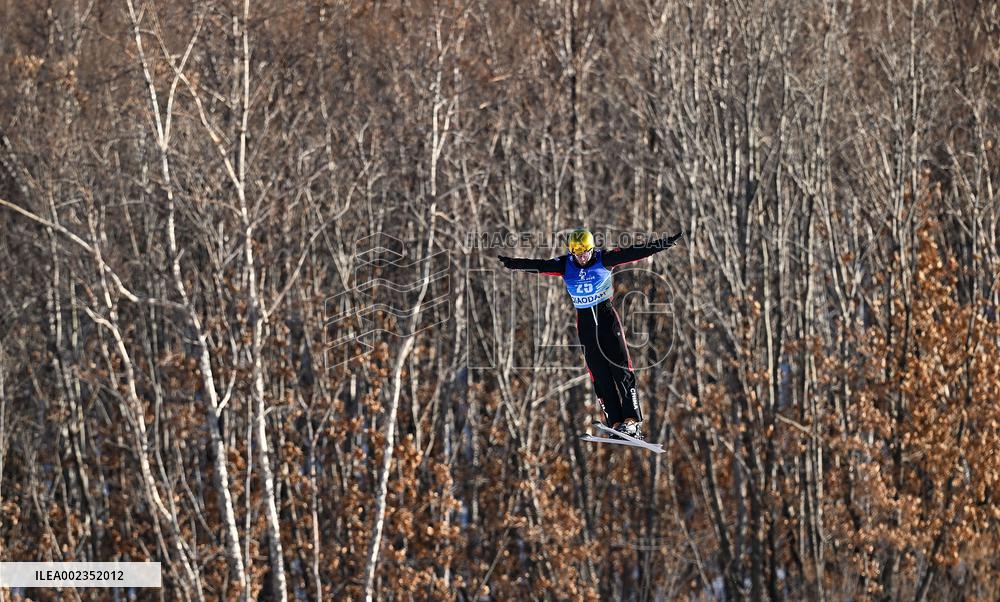 (SP)CHINA-INNER MONGOLIA-HULUN BUIR-14TH NATIONAL WINTER GAMES-FREESTYLE SKIING-MEN'S AERIALS (CN)