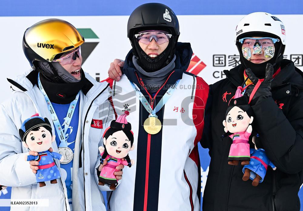 (SP)CHINA-INNER MONGOLIA-HULUN BUIR-14TH NATIONAL WINTER GAMES-FREESTYLE SKIING-MEN'S AERIALS (CN)