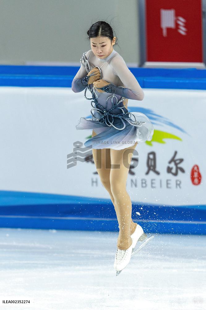 (SP)CHINA-INNER MONGOLIA-HULUN BUIR-14TH NATIONAL WINTER GAMES-FIGURE SKATING-TEAM (CN)