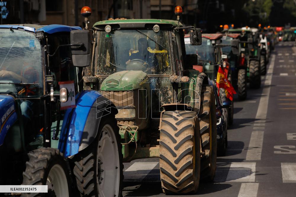 Sixteenth Day of 'Farmers Protest' Across Spain