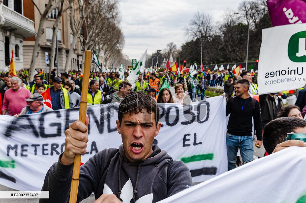 Sixteenth Day of 'Farmers Protest' Across Spain