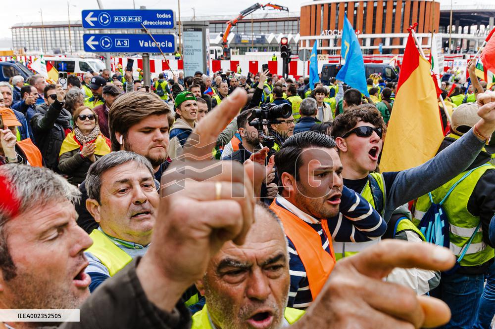 Sixteenth Day of 'Farmers Protest' Across Spain