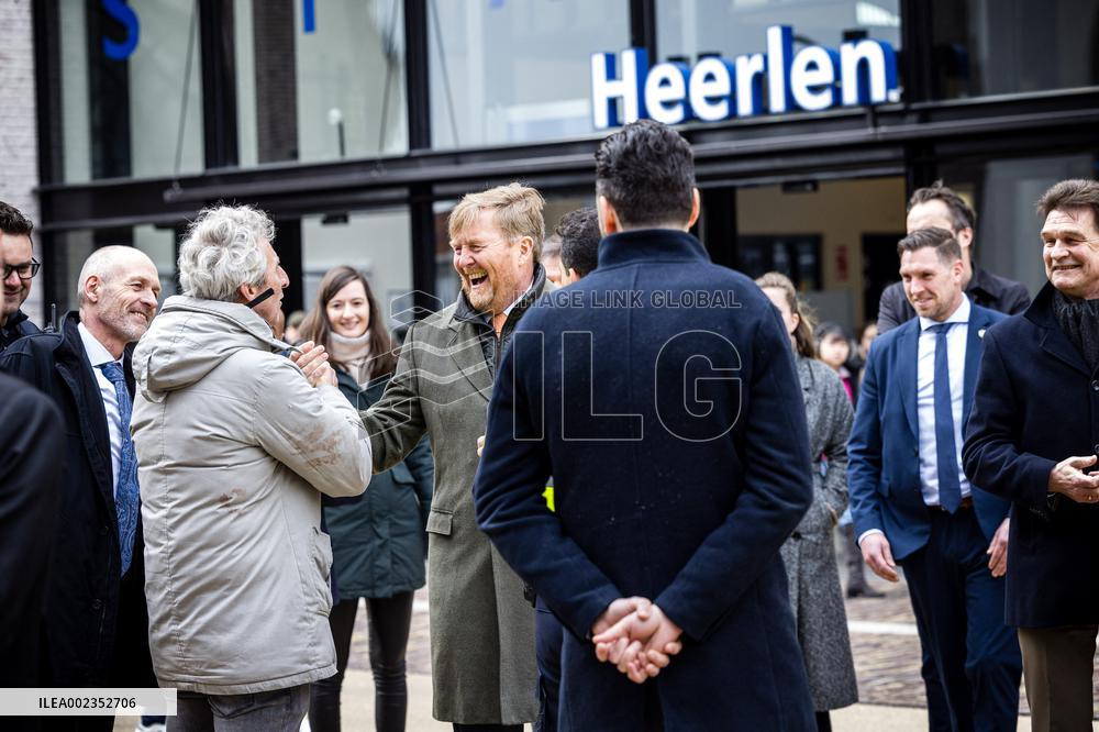 King Willem-Alexander Working Visit - Heerlen