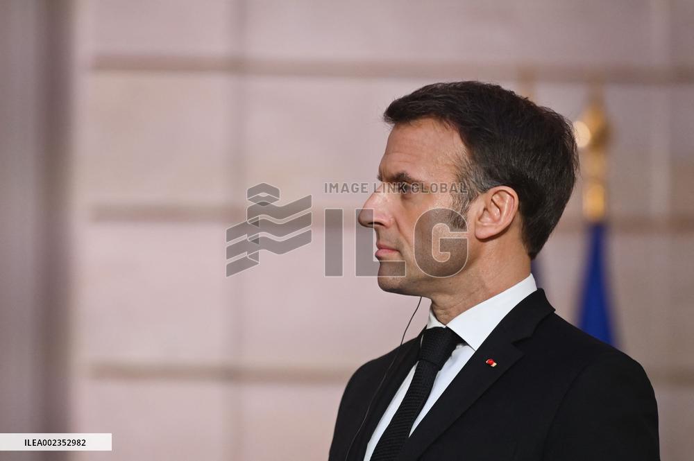 French President Meets PM Of Armenia - Paris
