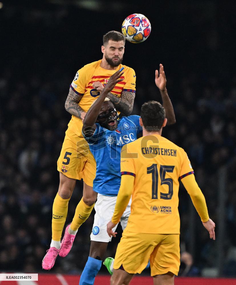 (SP)ITALY-NAPLES-FOOTBALL-CHAMPIONS LEAGUE-ROUND OF 16-NAPLES VS BARCELONA