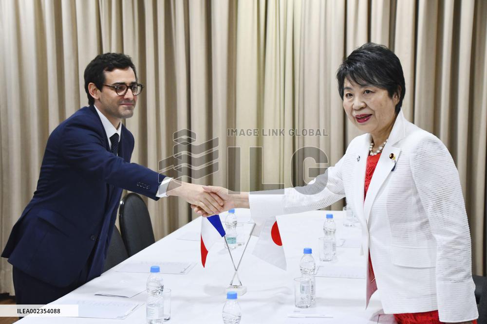 Japan-France foreign ministerial talks