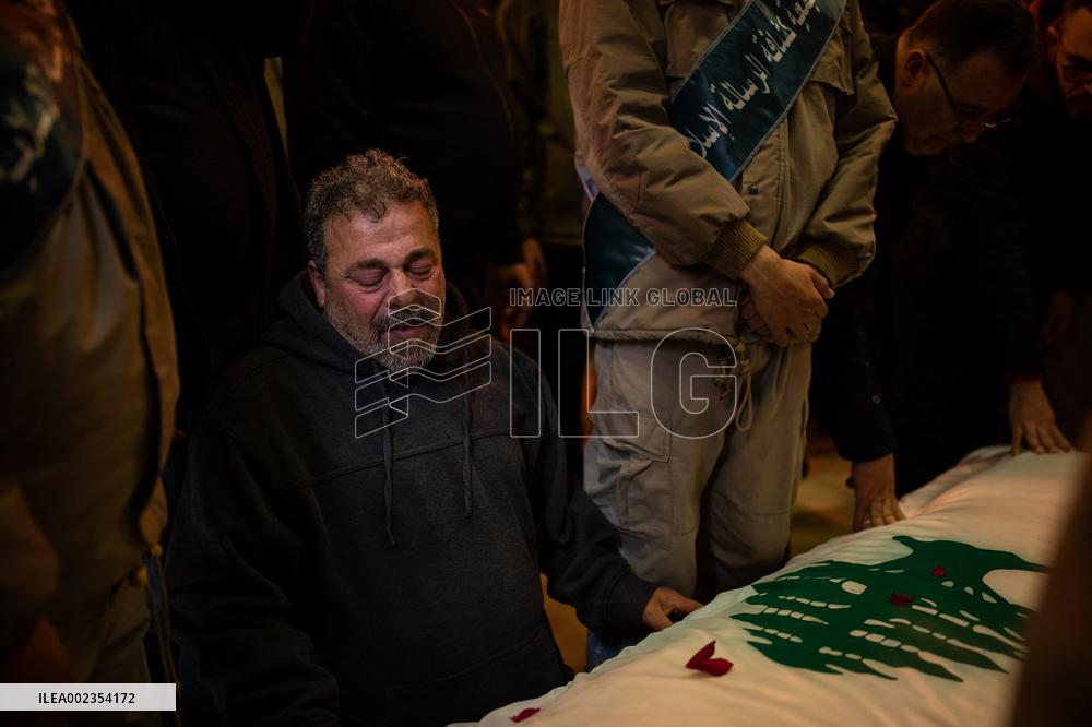 South Lebanon Mourns Civilians Killed In Israeli Airstrikes - Nabatieh