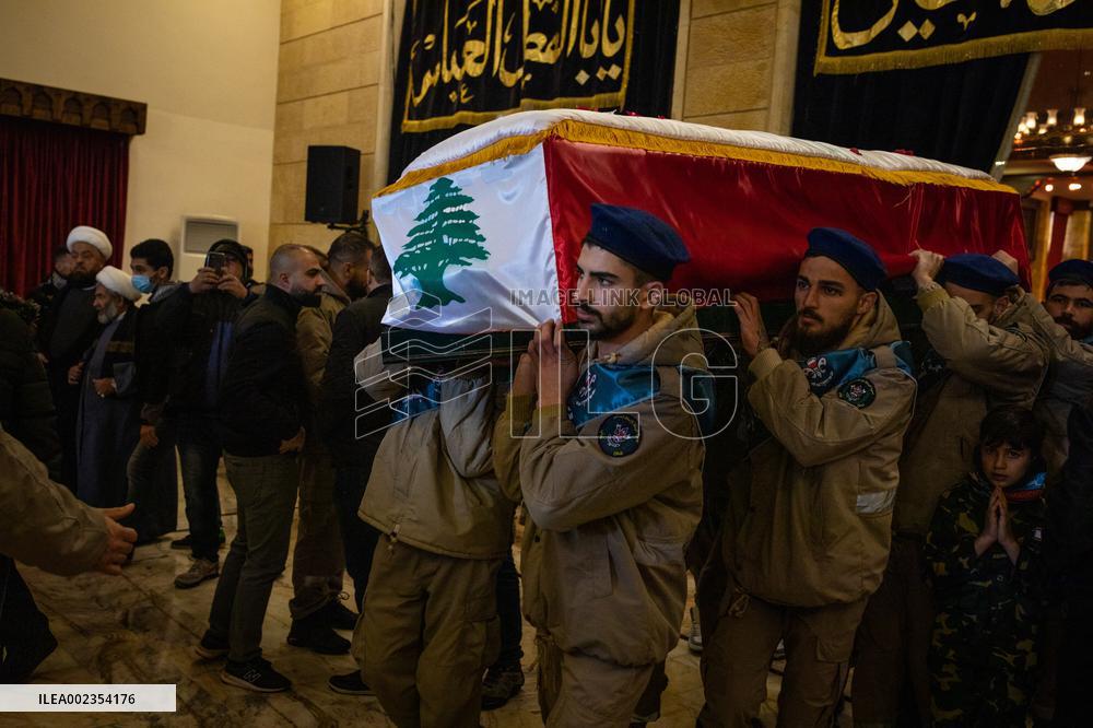 South Lebanon Mourns Civilians Killed In Israeli Airstrikes - Nabatieh