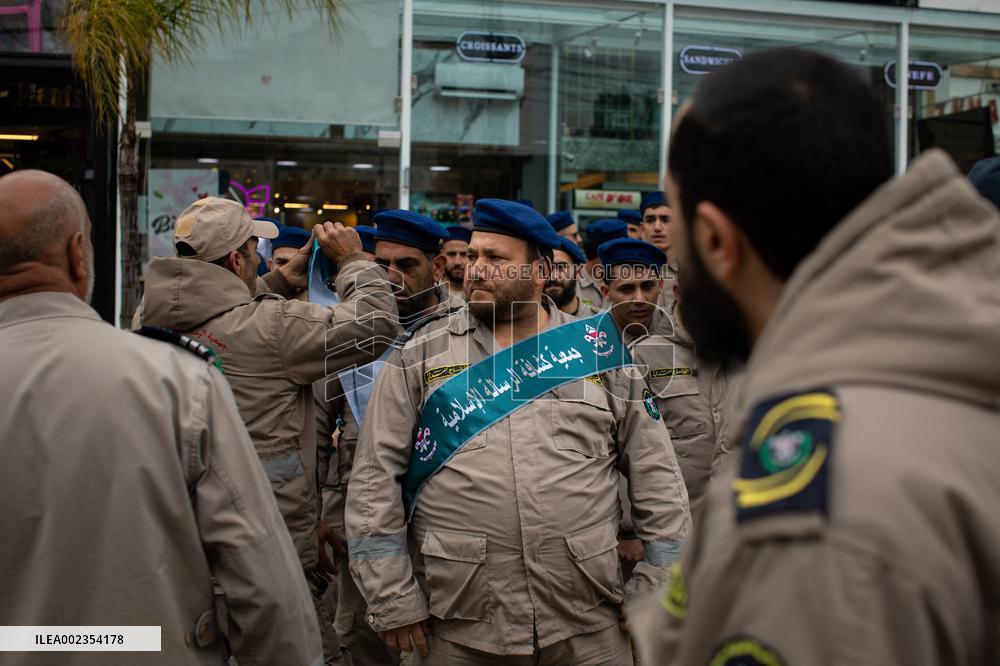 South Lebanon Mourns Civilians Killed In Israeli Airstrikes - Nabatieh