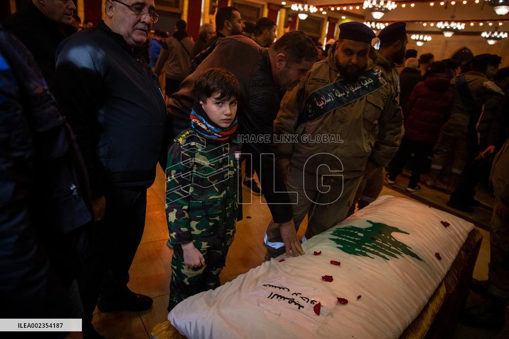 South Lebanon Mourns Civilians Killed In Israeli Airstrikes - Nabatieh