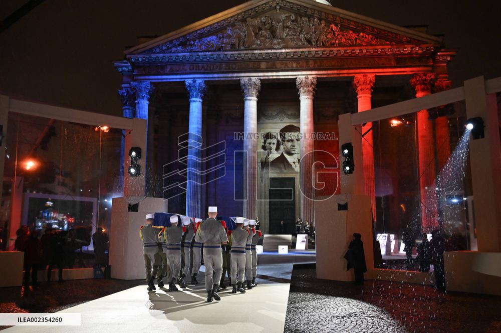 France Inducts Resistance Hero Manouchian Into Pantheon - Paris