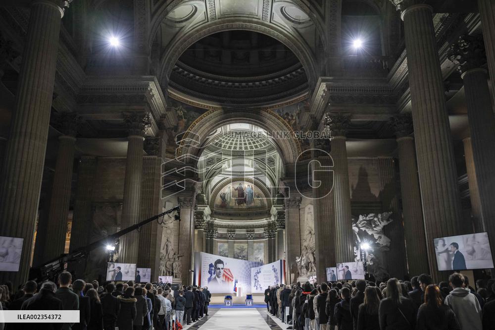 France Inducts Resistance Hero Manouchian Into Pantheon - Paris