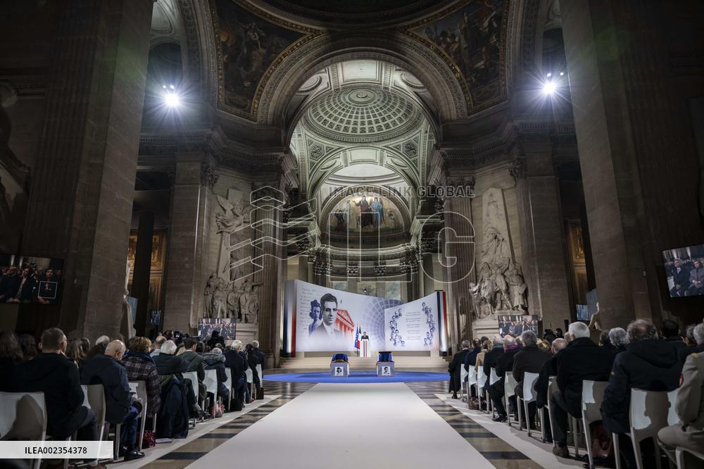 France Inducts Resistance Hero Manouchian Into Pantheon - Paris