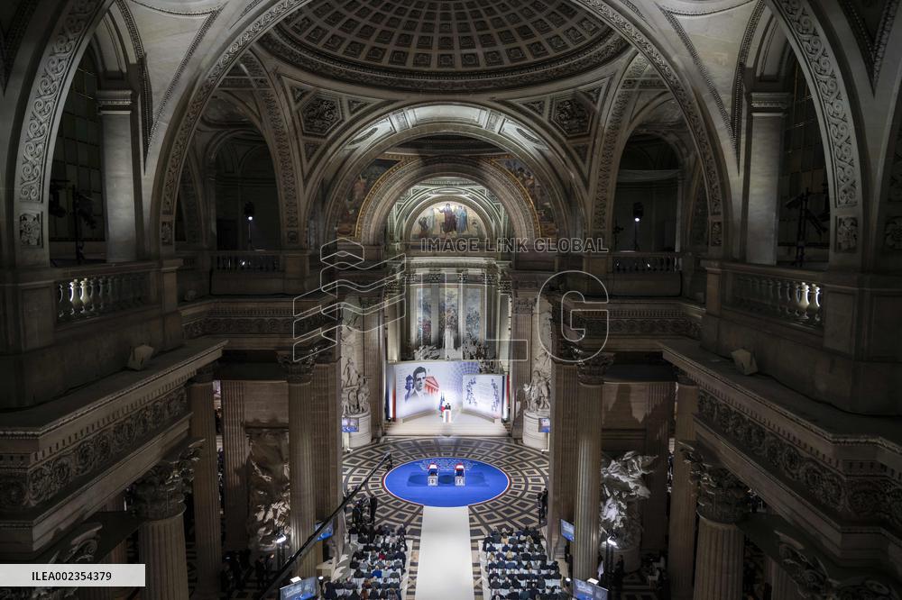 France Inducts Resistance Hero Manouchian Into Pantheon - Paris