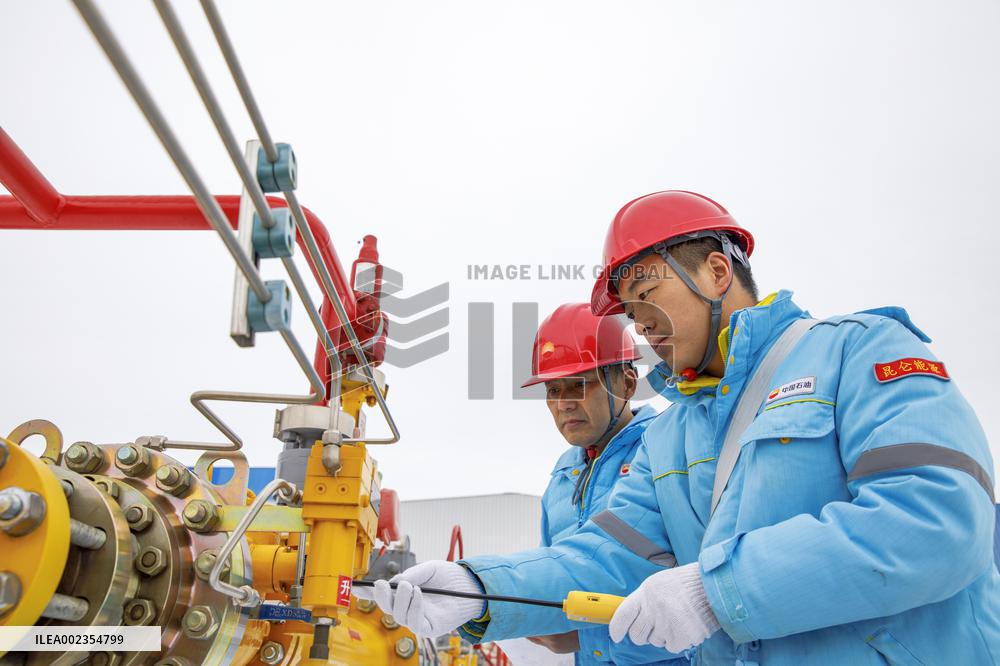 Safety Inspection of Gas Facilities Under Cold Wave
