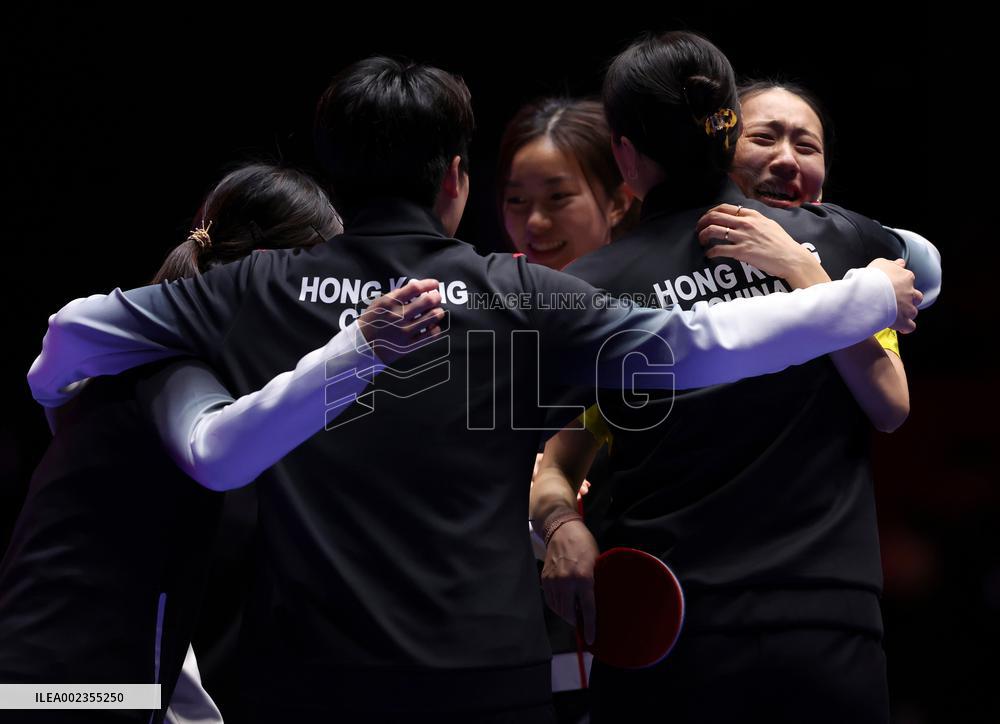 (SP)SOUTH KOREA-BUSAN-TABLE TENNIS-WORLD TEAM CHAMPIONSHIPS FINALS-HKG VS TPE