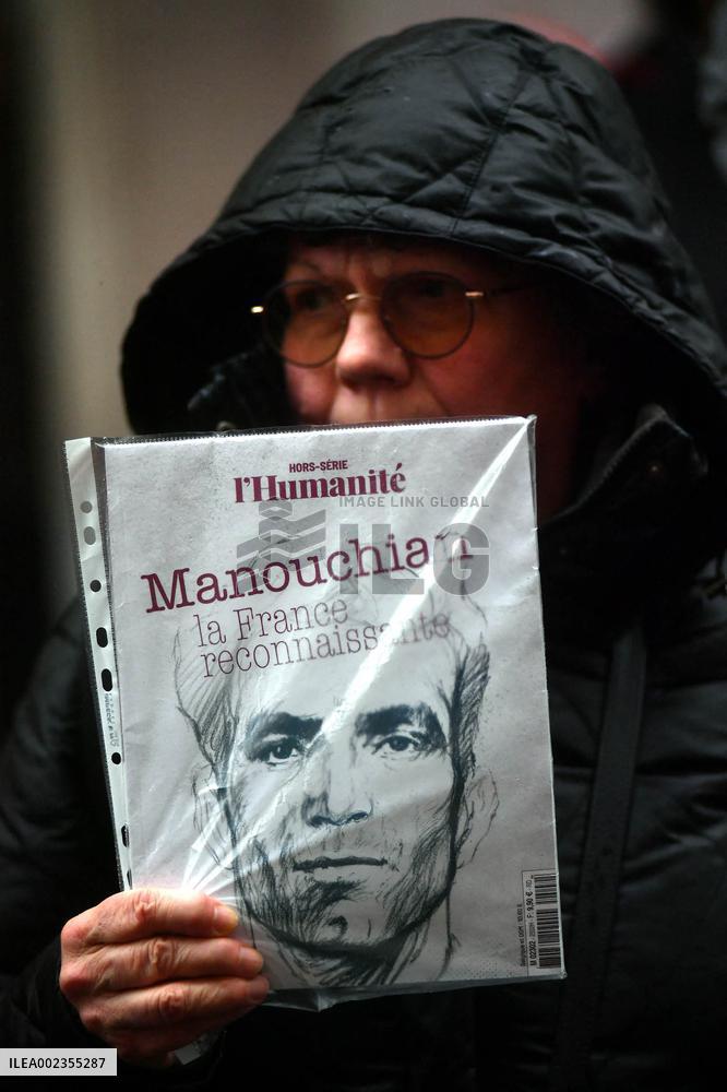 Tribute To Manouchian Before His Last Home - Paris