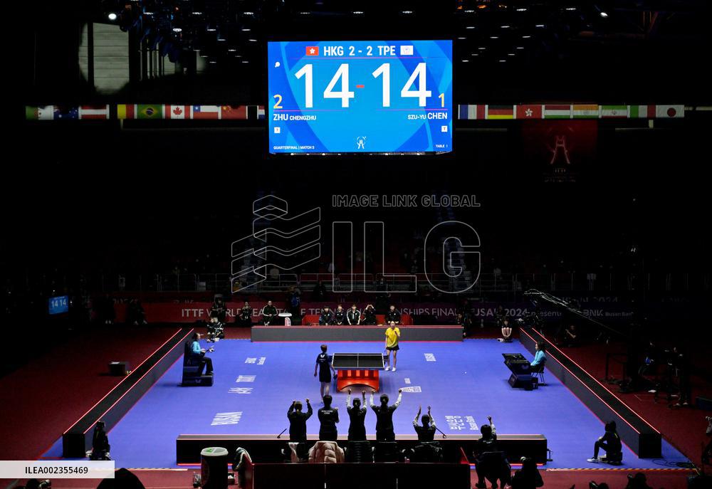 (SP)SOUTH KOREA-BUSAN-TABLE TENNIS-WORLD TEAM CHAMPIONSHIPS FINALS-HKG VS TPE