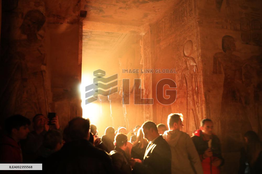 EGYPT-ASWAN-ABU SIMBEL-SUN FESTIVAL