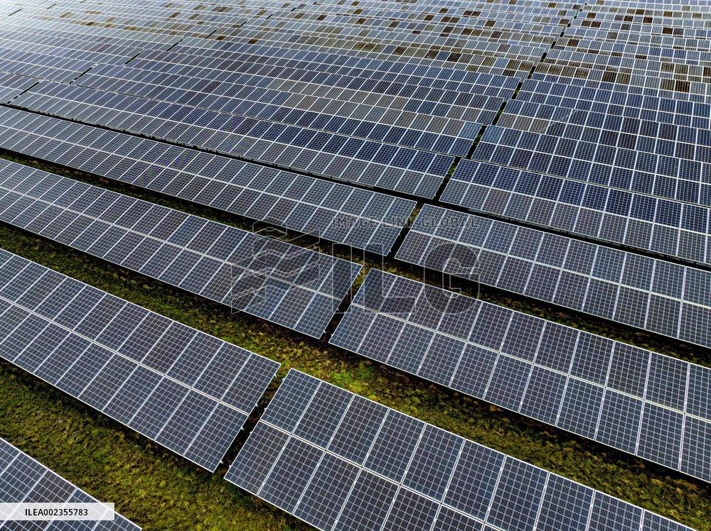 Energy Park Combining Wind And Solar Energy - The Netherlands