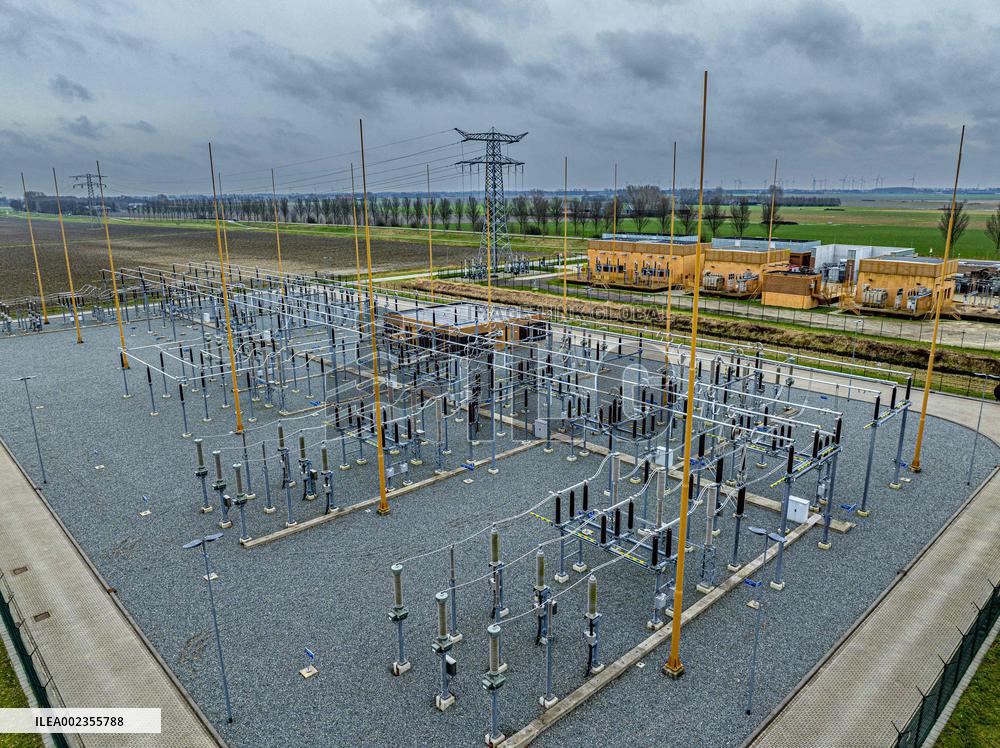 Energy Park Combining Wind And Solar Energy - The Netherlands