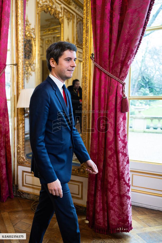 PM Attal Meets Armenian PM - Paris