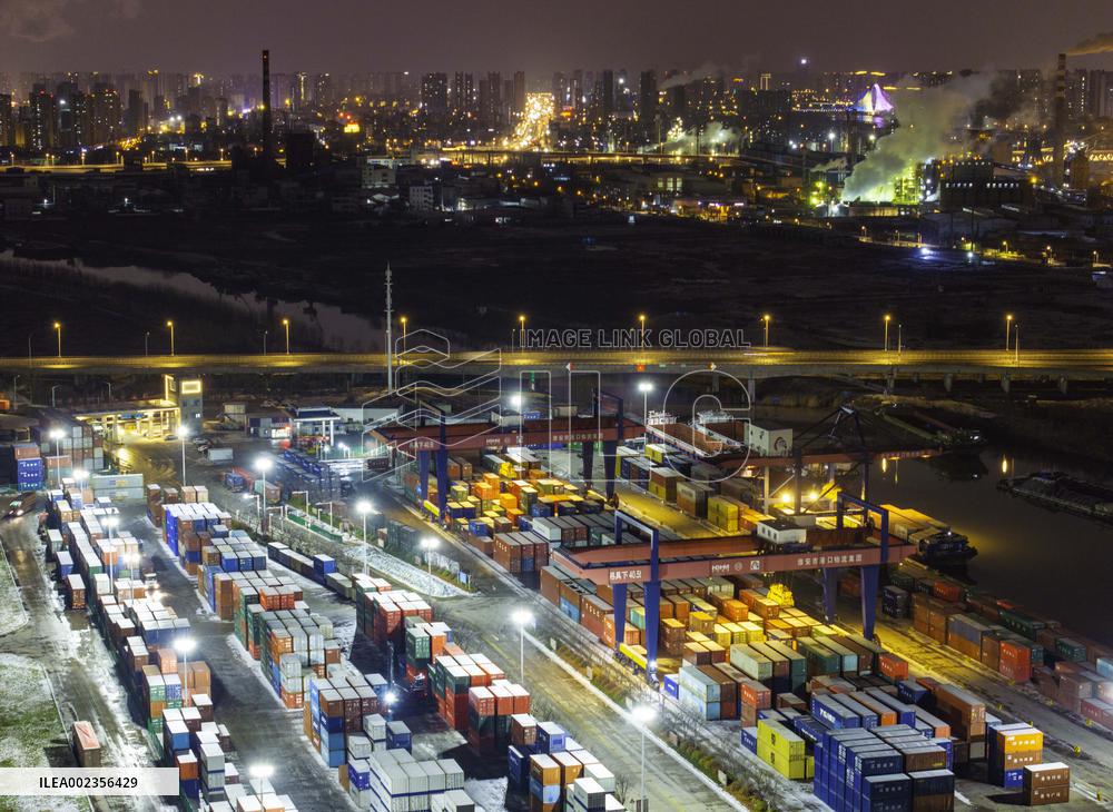 Beijing-Hangzhou Grand Canal Container Terminal in Huai 'an