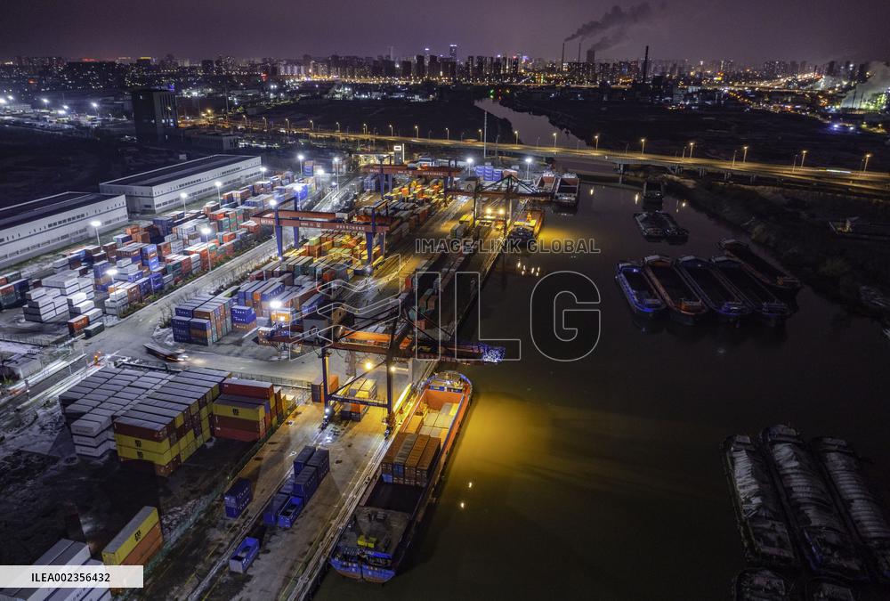 Beijing-Hangzhou Grand Canal Container Terminal in Huai 'an