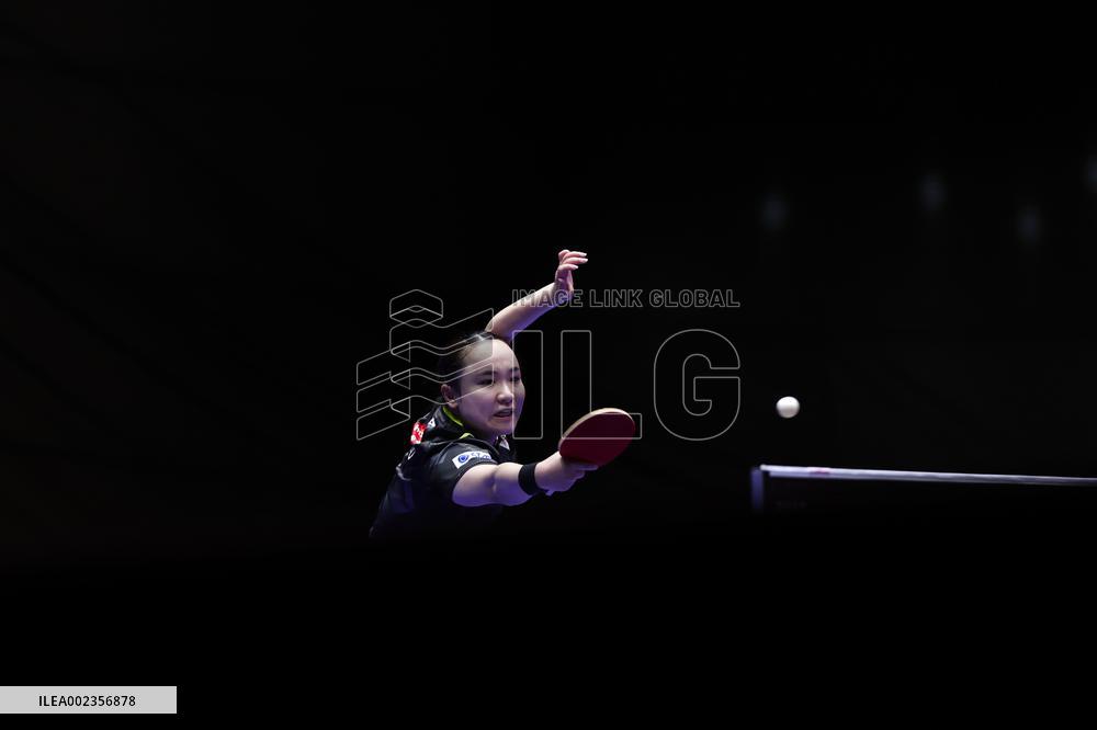 (SP)SOUTH KOREA-BUSAN-TABLE TENNIS-WORLD TEAM CHAMPIONSHIPS FINALS-WOMEN-QUARTERFINAL-JPN VS ROU