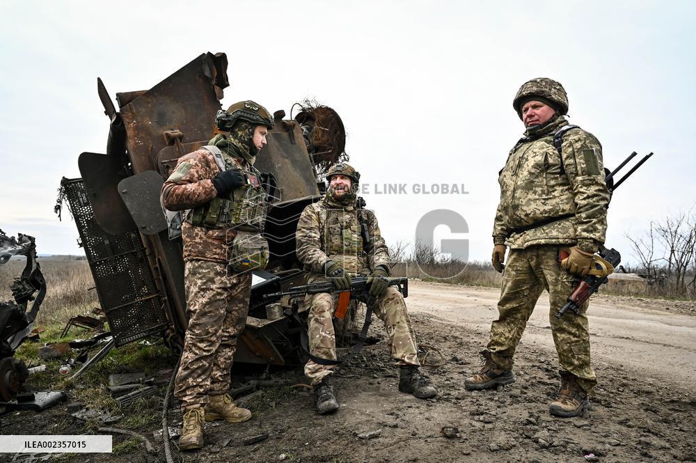 Soldiers of 65th separate mechanized brigade together with adjacent units defend Ukraine in Zaporizhzhia sector