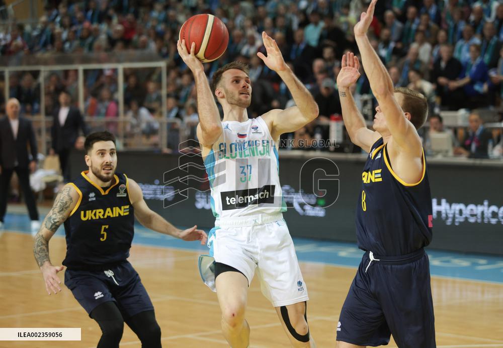 (SP)SLOVENIA-KOPER-BASKETBALL-FIBA EUROBASKET 2025 QUALIFIER-SLOVENIA VS UKRAINE