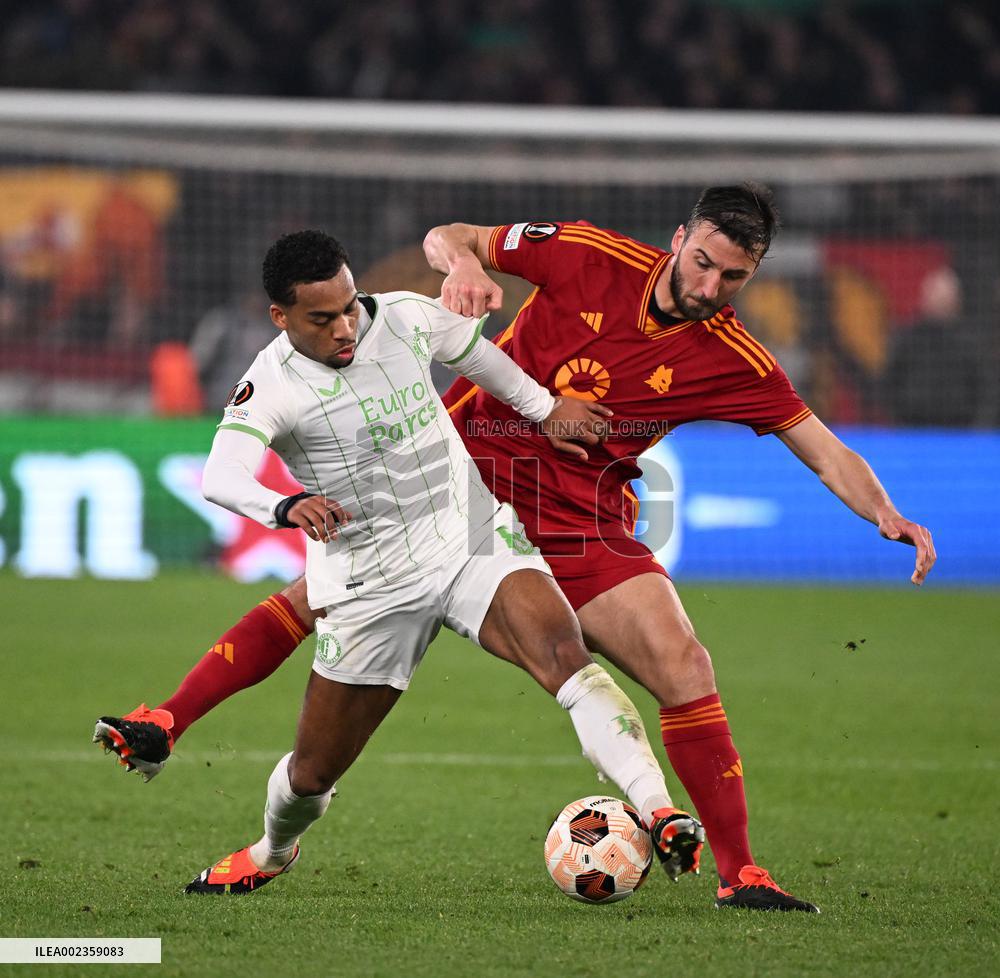 (SP)ITALY-ROME-FOOTBALL-UEFA EUROPA LEAGUE-ROMA VS FEYENOORD