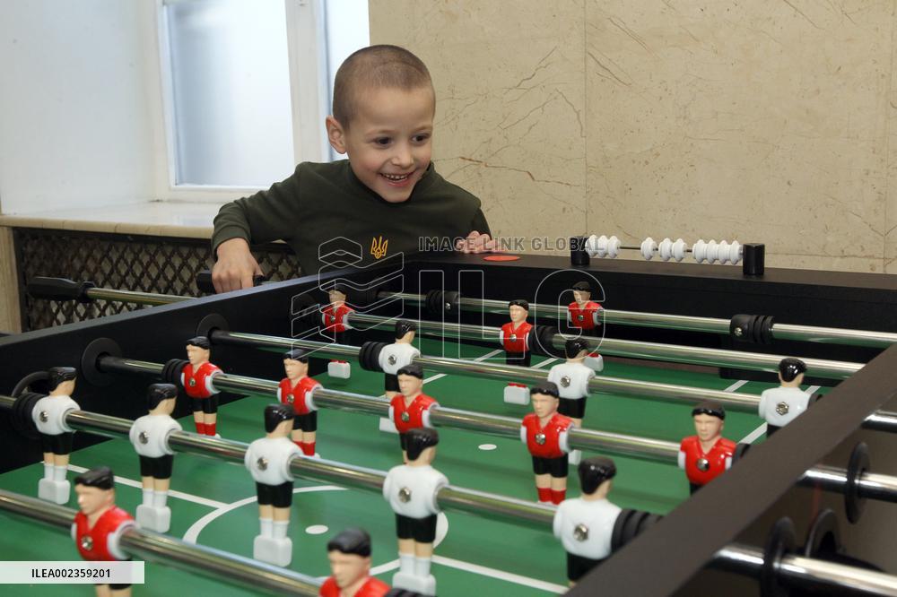 Safe space for children opened at Dnipro Central Railway Station