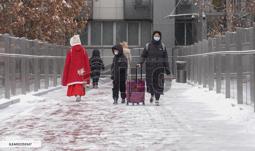 Xi'an Scenic Spots in the Blizzard