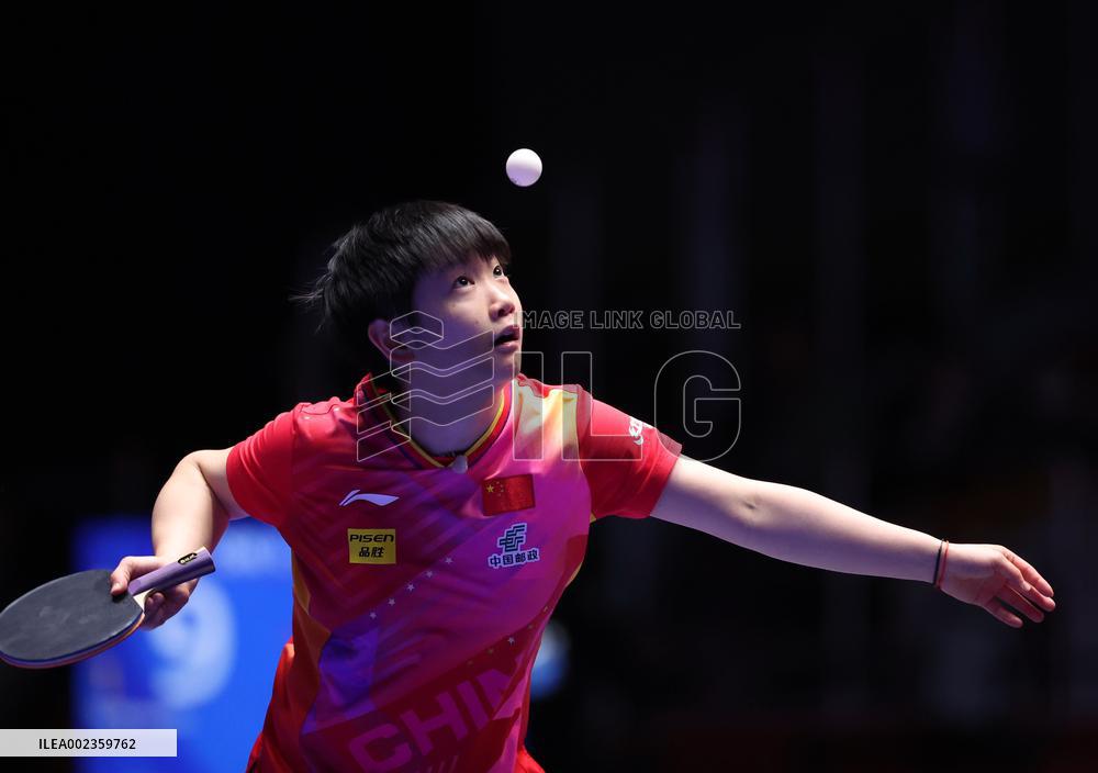 (SP)SOUTH KOREA-BUSAN-TABLE TENNIS-WORLD TEAM CHAMPIONSHIPS FINALS-WOMEN-SEMIFINAL-CHN VS FRA