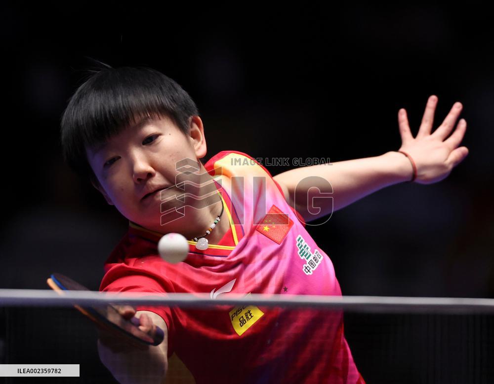 (SP)SOUTH KOREA-BUSAN-TABLE TENNIS-WORLD TEAM CHAMPIONSHIPS FINALS-WOMEN-SEMIFINAL-CHN VS FRA