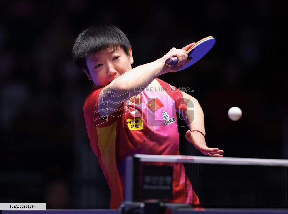 (SP)SOUTH KOREA-BUSAN-TABLE TENNIS-WORLD TEAM CHAMPIONSHIPS FINALS-WOMEN-SEMIFINAL-CHN VS FRA
