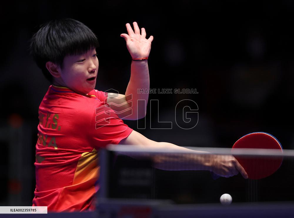 (SP)SOUTH KOREA-BUSAN-TABLE TENNIS-WORLD TEAM CHAMPIONSHIPS FINALS-WOMEN-SEMIFINAL-CHN VS FRA