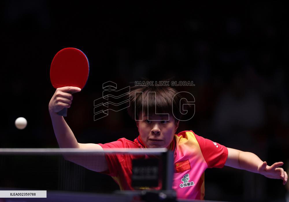(SP)SOUTH KOREA-BUSAN-TABLE TENNIS-WORLD TEAM CHAMPIONSHIPS FINALS-WOMEN-SEMIFINAL-CHN VS FRA