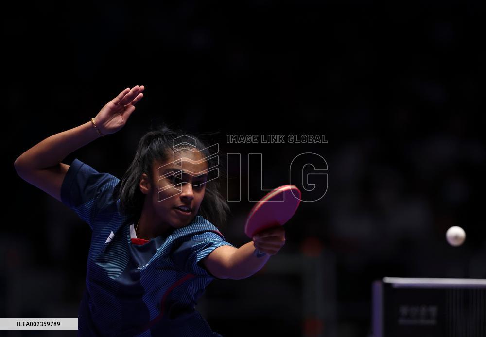 (SP)SOUTH KOREA-BUSAN-TABLE TENNIS-WORLD TEAM CHAMPIONSHIPS FINALS-WOMEN-SEMIFINAL-CHN VS FRA