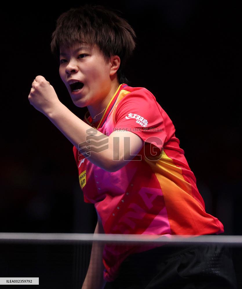 (SP)SOUTH KOREA-BUSAN-TABLE TENNIS-WORLD TEAM CHAMPIONSHIPS FINALS-WOMEN-SEMIFINAL-CHN VS FRA