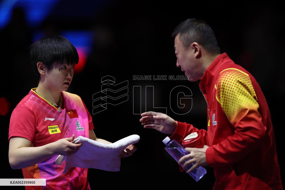(SP)SOUTH KOREA-BUSAN-TABLE TENNIS-WORLD TEAM CHAMPIONSHIPS FINALS-WOMEN-SEMIFINAL-CHN VS FRA