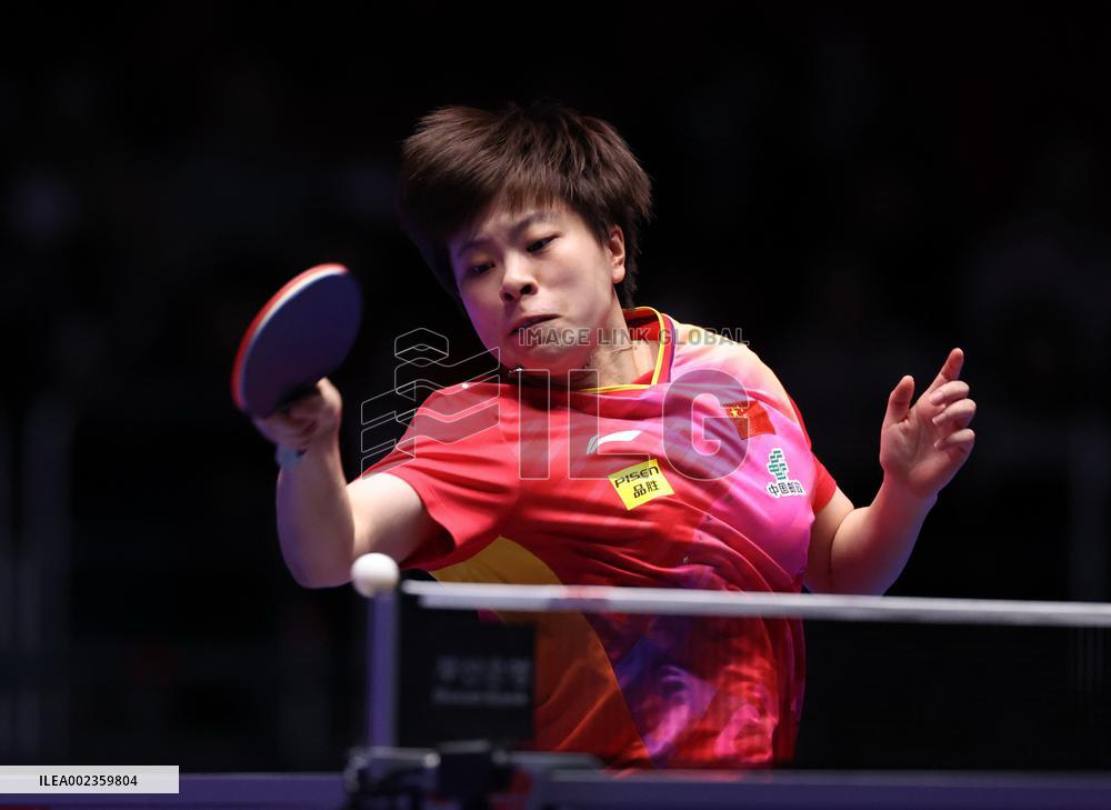 (SP)SOUTH KOREA-BUSAN-TABLE TENNIS-WORLD TEAM CHAMPIONSHIPS FINALS-WOMEN-SEMIFINAL-CHN VS FRA