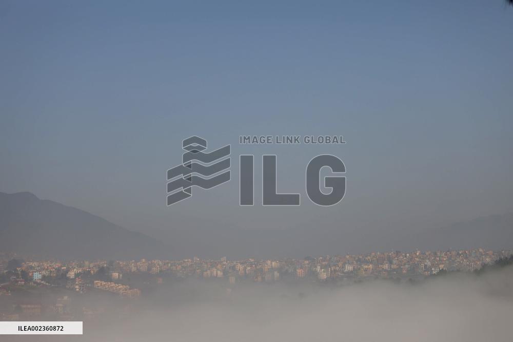 NEPAL-KATHMANDU-FOG